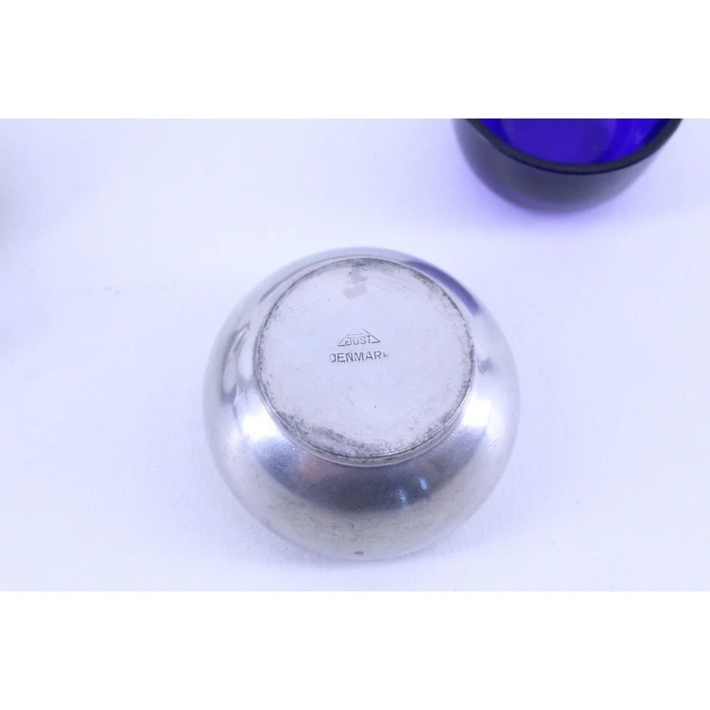 Rare Just Anderson Danish Pewter Table Setting - a‎ Set of 4 Pieces